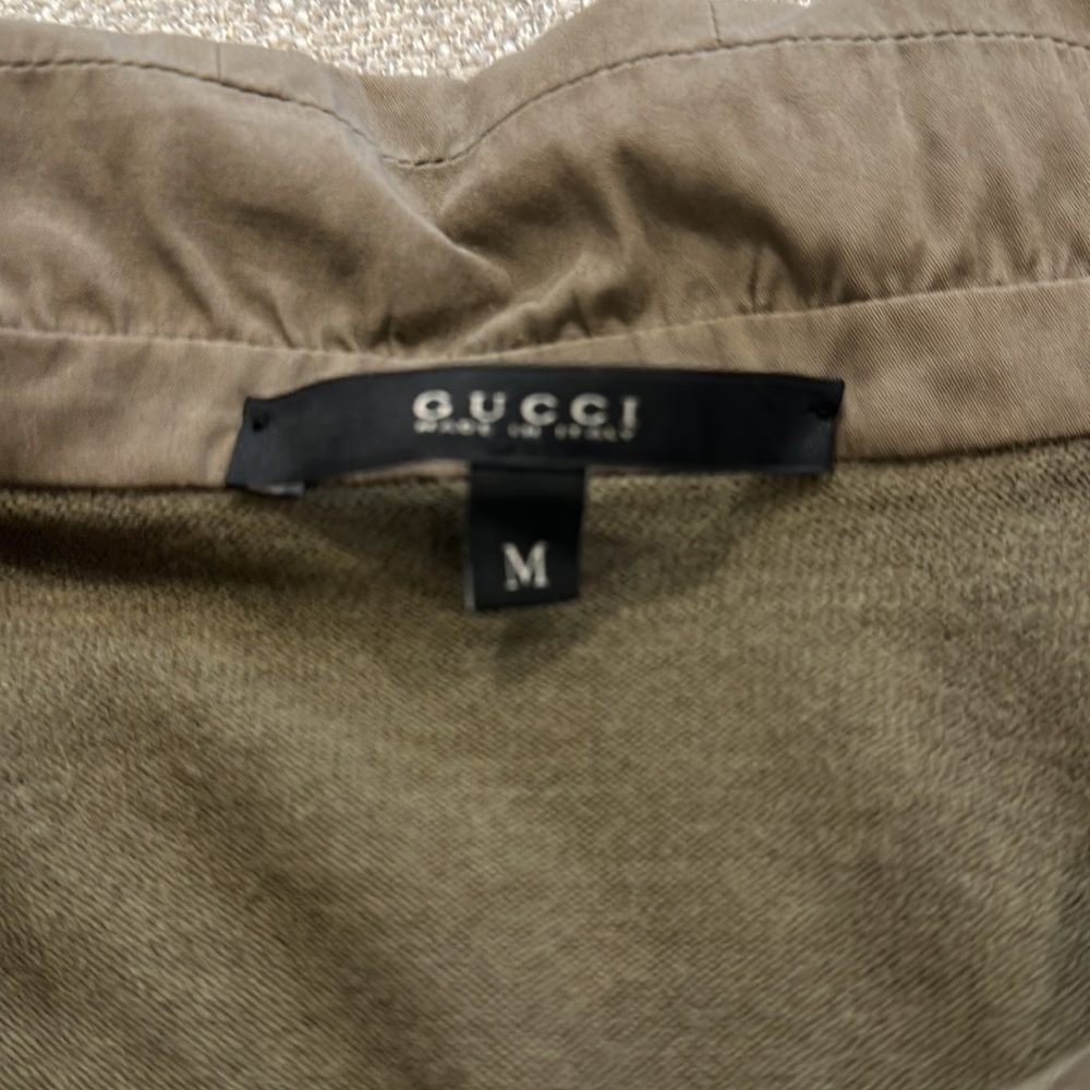 GUCCI sleeveless button down sweater with collar - Picture 2 of 7